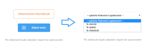 Nastavení frekvence zasílání reportu